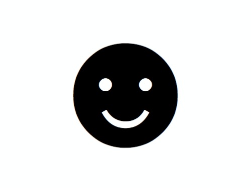 かわいいニコニコマーク スマイルマークのイラストフリー素材：イラスト無料