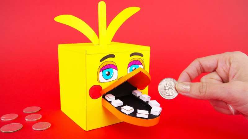かき氷ちょきん箱の手作り可愛い貯金箱作り方