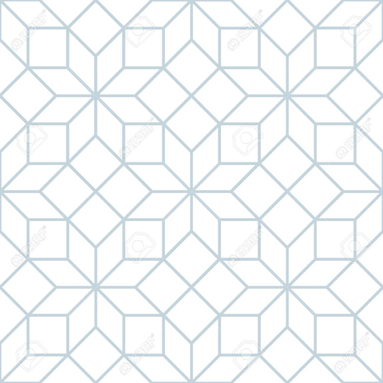 四角の線の幾何学模様パターンのバックグラウンドのイラスト素材FYI04952521ストックフォトの QleanMarket キュリンマーケット