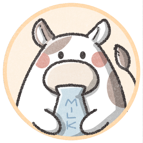 シンプルな牛さんかわいいフリーアイコン・イラストの無料素材サイトフリーペンシル