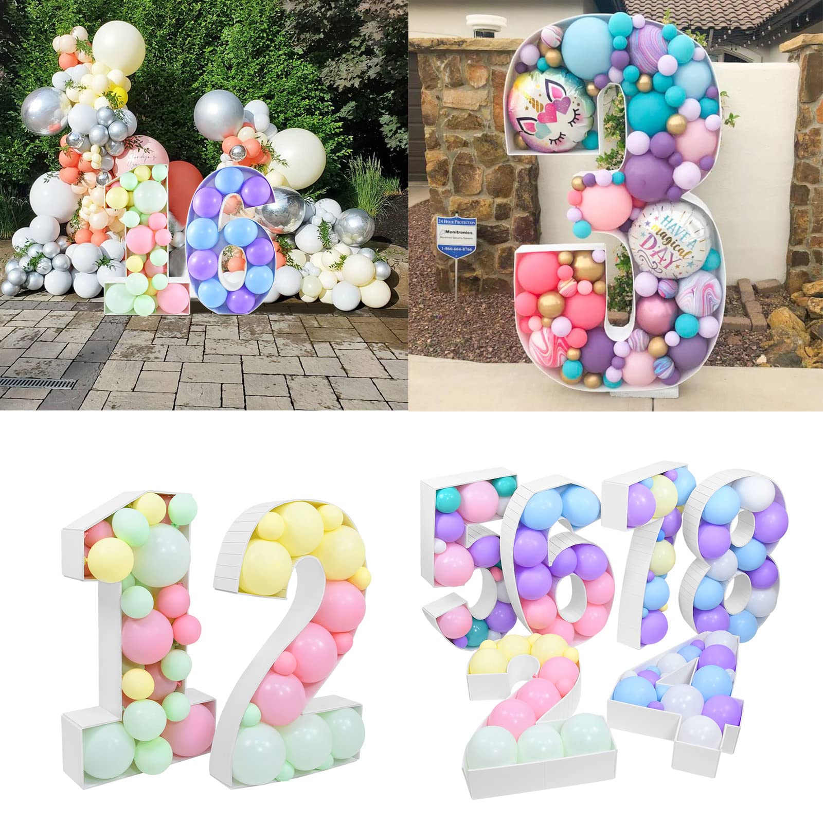 Xiaoqingshan- 英語数字デコレーションカード - ショップ littlemountain 木工 竹細工 ペーパークラフト - Pinkoi