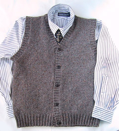 全図解編み図 配送秋色のチュニックベスト