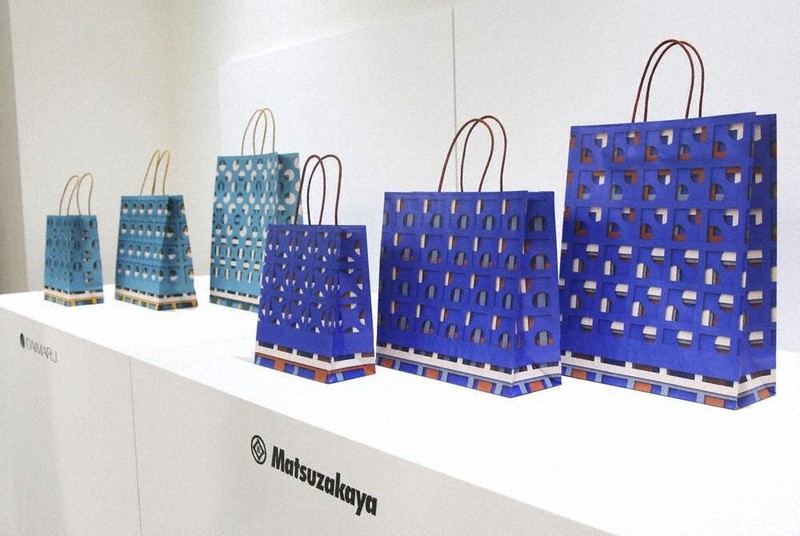 大丸紙袋・新デザイン・大中小6枚セット・未使用