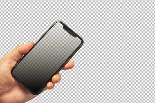 白黒のスマホフレーム枠背景透過ベクター白バック-画面にカラフルグラデーションコピースペース素材のイラスト素材48229924- PIXTA