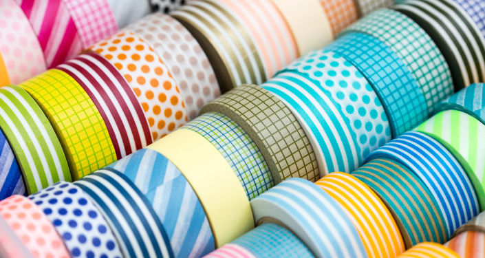 子どもと工作 マスキングテープで水彩画を描くミシンと子育てとおうち仕事