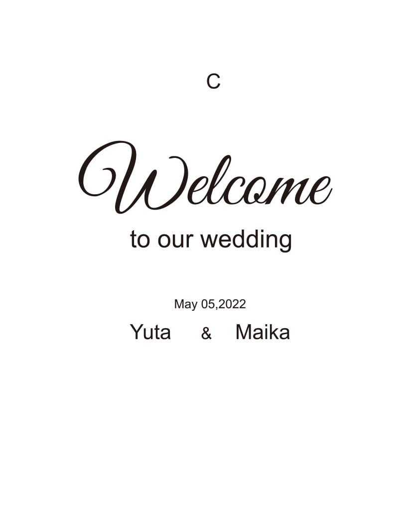 文字”をおしゃれに飾る♪シンプルなウエルカムボード＆作り方ゼクシィ