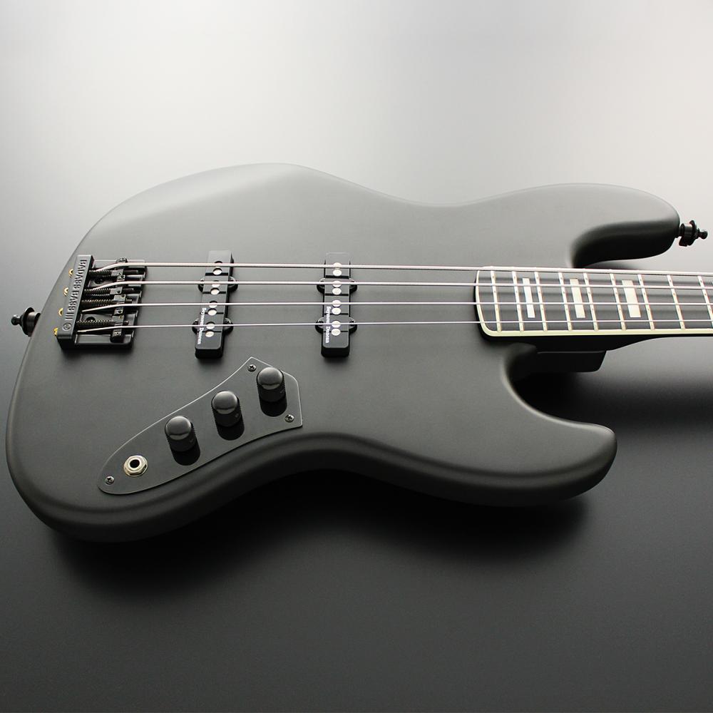 Bacchus Jazz Bass エレキベース ブラック エレキギターベース Bacchus HANDMADE Seriesに漆黒のオール