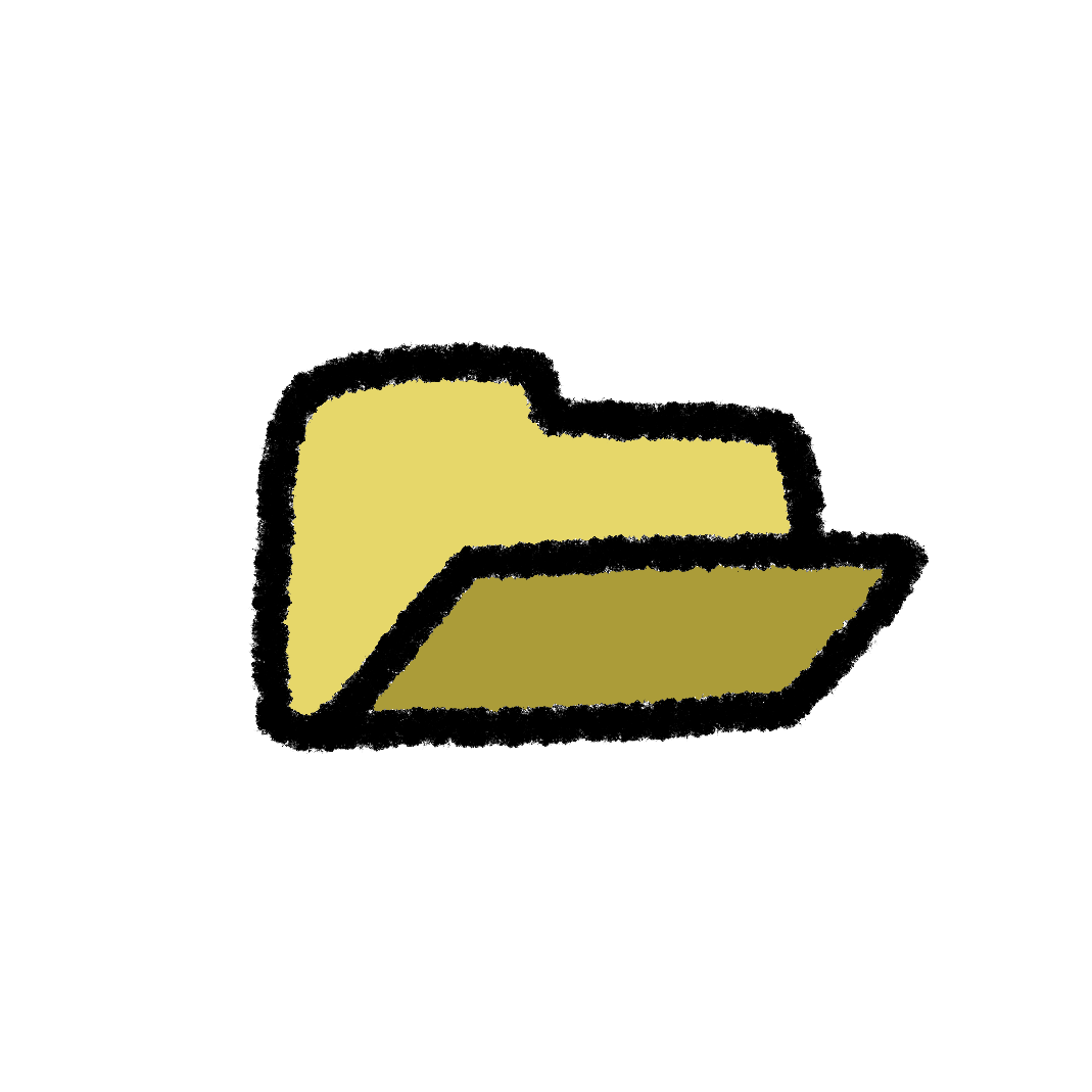 無料素材モンスター風のかわいいイラストアイコンセット。フォルダやドライブに様々なアプリケーションなど