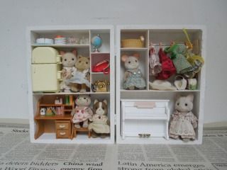 シルバニアファミリーをセリアのお家型ケースに飾ろうTikTok