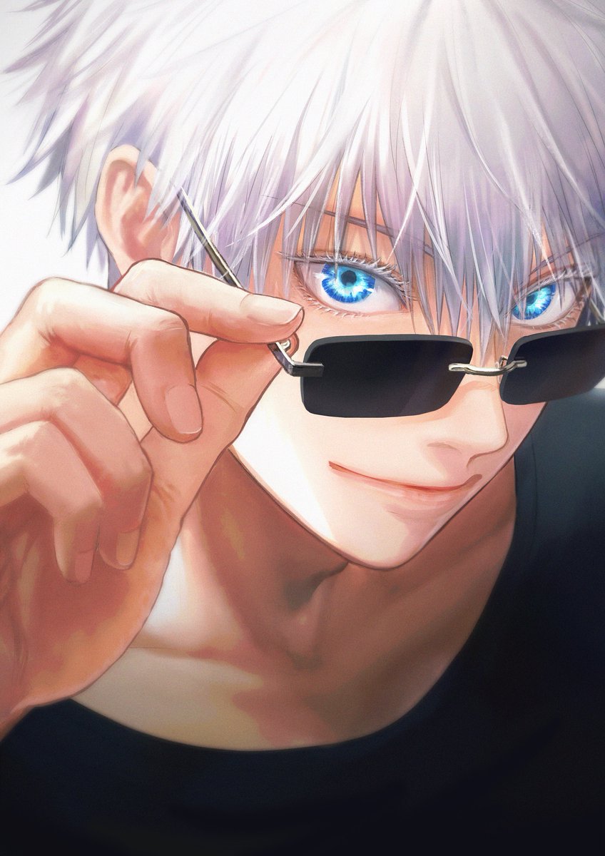 呪術廻戦 五条悟 イラスト写真 - メルカリ