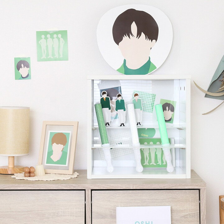 新品 ニトリミニフィギュアケースクリア透明ガチャガチャコレクション収納