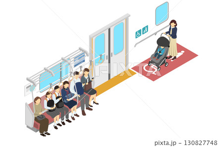 電車内 座席からの視点- CLIP STUDIO ASSETS