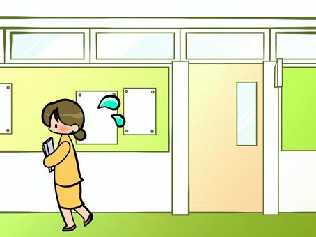 廊下を歩くの写真素材写真素材なら「写真AC」無料 フリー ダウンロードOK