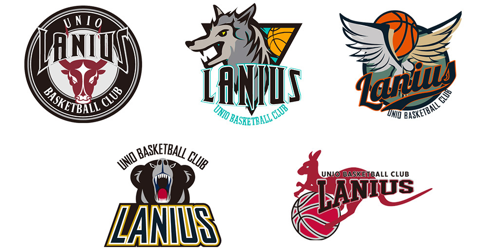 バスケの神様エア・ジョーダンのロゴデザイン フォトショップPSD素材MaterialandEx