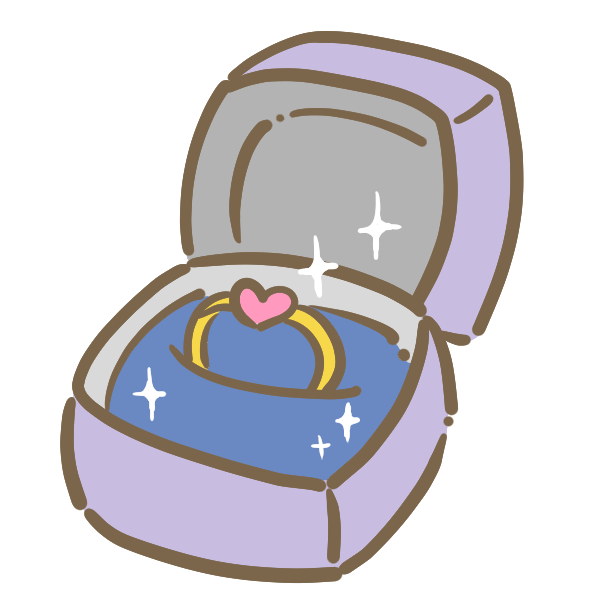 無料イラストダイヤモンドとゴールドリングパブリックドメインQ：著作権フリー画像素材集