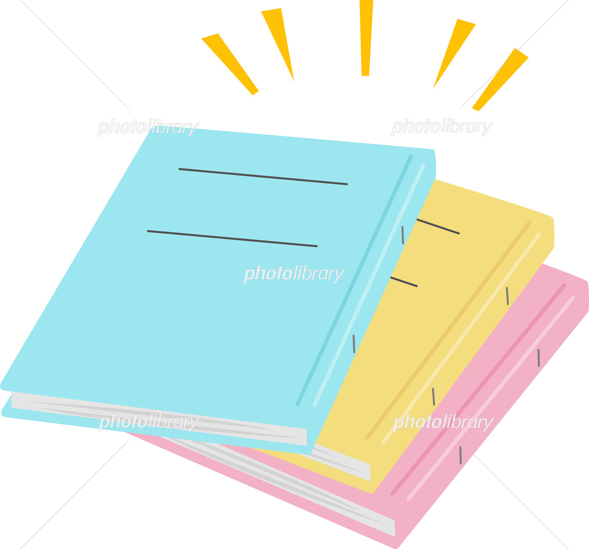 フラットなフォルダのイラストSOZAIC.com