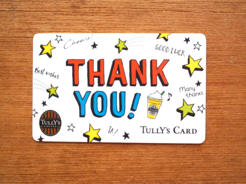 TULLY'S CARDTULLY'S COFFEE - タリーズコーヒ