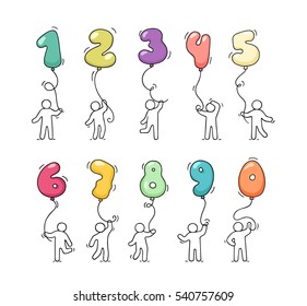 立体的な数字のアイコンセット 灰色 イラスト素材7326630- フォトライブラリ