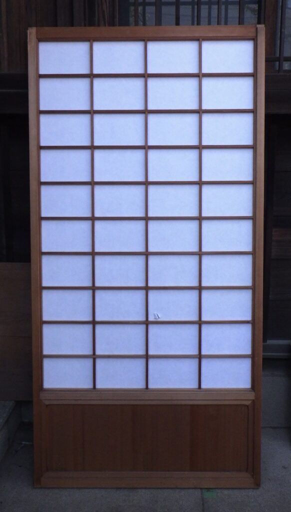 障子ガラス ぼかし山水 雪見障子用ガラスのオーダー販売