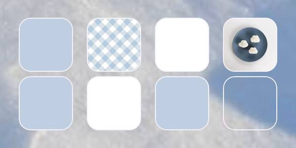 素材配布 青系統♥アイコン aOnyuX1ujrsFBozGt2BQiPhone & Android用 by Anarchist3524WidgetClub