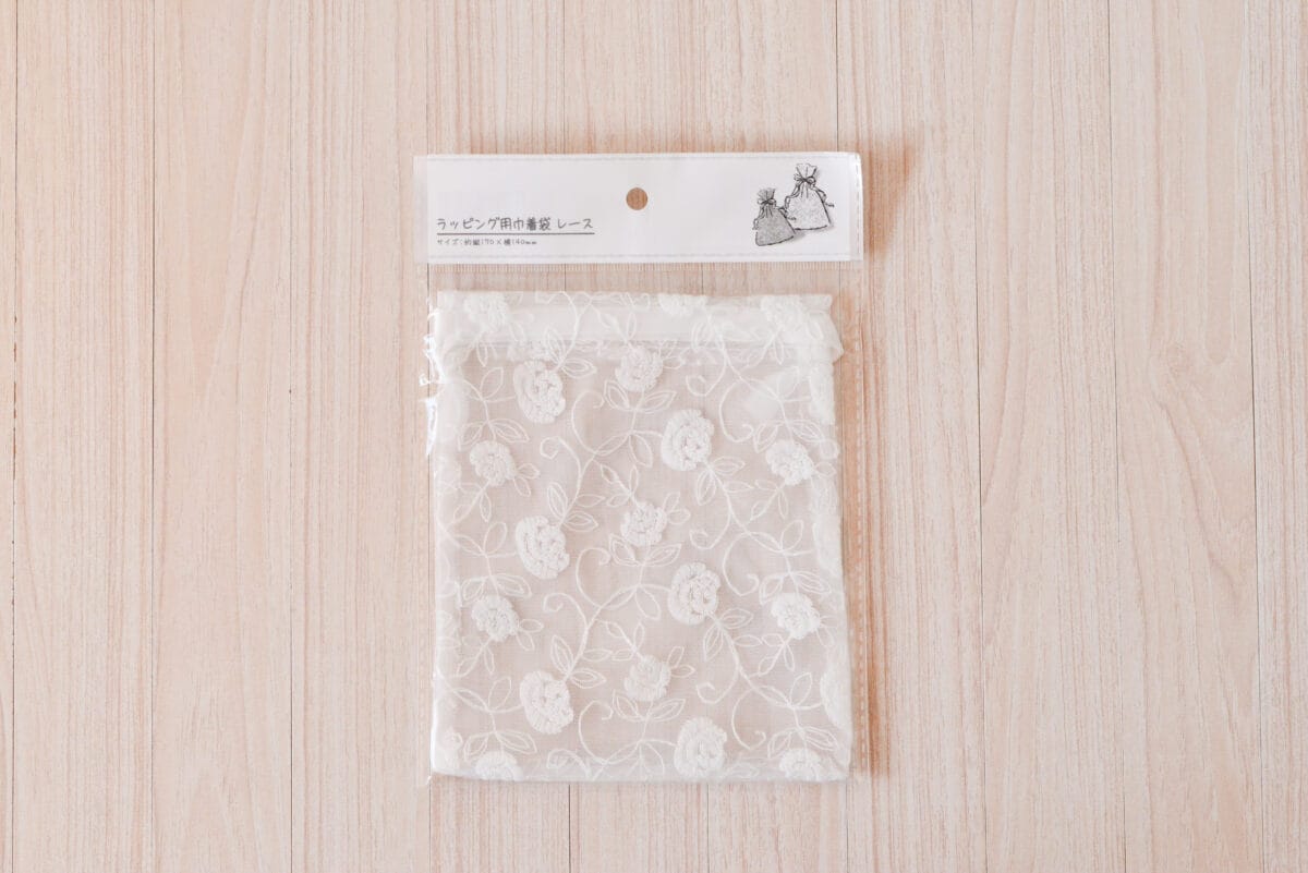 amifa 巾着袋 チュールブロッサム ギフトラッピング ポーチ 小物入 セリア - メルカリ