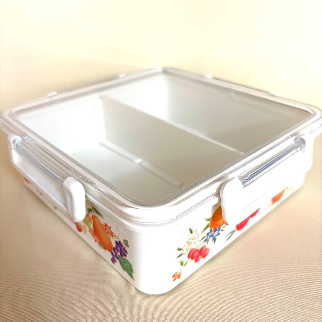 カチっとスタッキングができるプラスチック容器 3段 720ml ３コリサとガスパール レモン柄 SIJ3_4973307680977