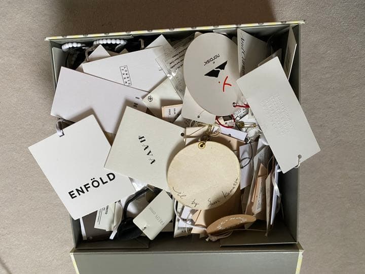 オリジナルブランドタグオリジナル下げ札にデザイン印刷