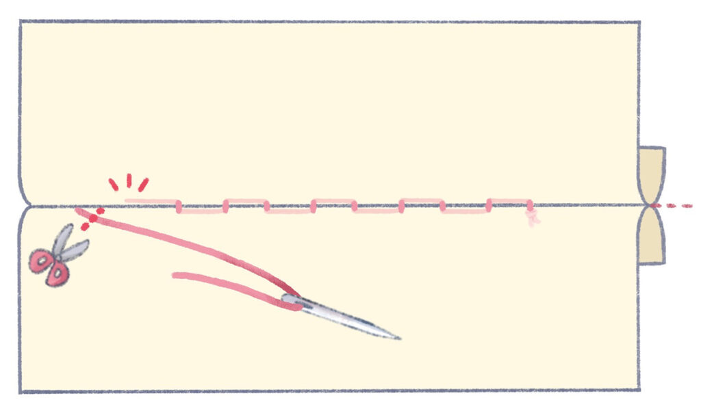 コの字とじの縫い方＊返し口をきれいに閉じるコツと道具 - 楽しむキルトノート２