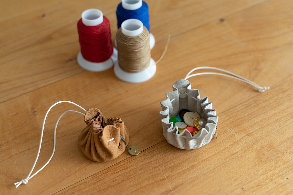 お出かけ巾着バッグの作り方 底板付きで型崩れしないCraftie Style