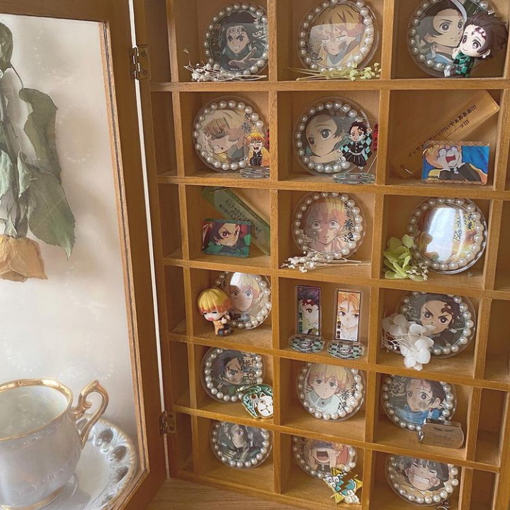 缶バッジの飾り方 - きくよみのハンドメイド日記