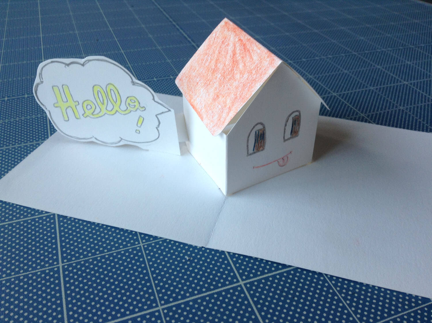 ☆紙一枚で作るポップアップカード☆折り紙建築: しかけ絵本＆手作りポップアップカード