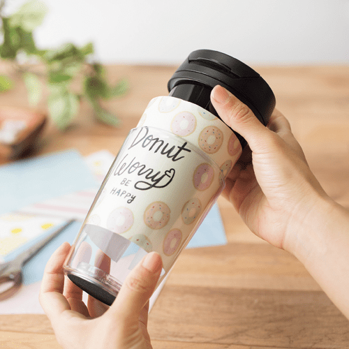 楽天市場推し活日本製 着せかえタンブラーホワイト 360mlMIクリエーションズ 推し グッズ 着せ替え アニメ アイドル カスタマイズタンブラー 推し活グッズ デザイン 二重 オリジナル 写真 イラスト 教材 イベント 記念品 入社 入学 持ち運び 卒業 卒団 卒業式