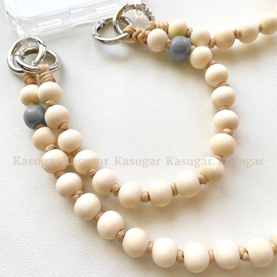 ショルダー スマホショルダー 携帯ショルダー ストラップ ハンドメイド マクラメ スマホ ミニマリスト おしゃれ かわいい iPhone 携帯 -メルカリ