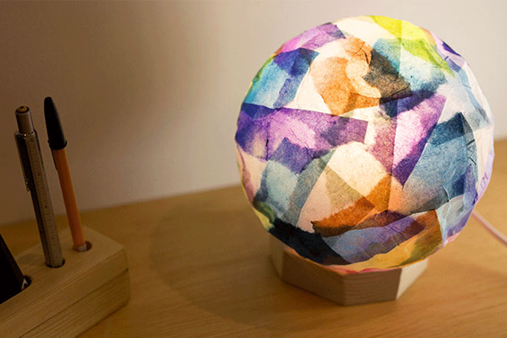 １００均アイテムで作る手作りランプシェードSHOCKMAN-BASE