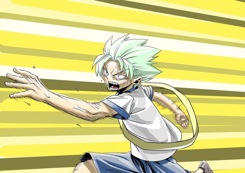 勢いよく走っている男性のイメージイラストのイラスト素材84433990- PIXTA