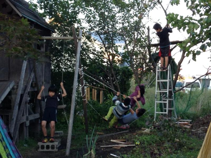 秘密基地に。庭と暮らしと手作りと