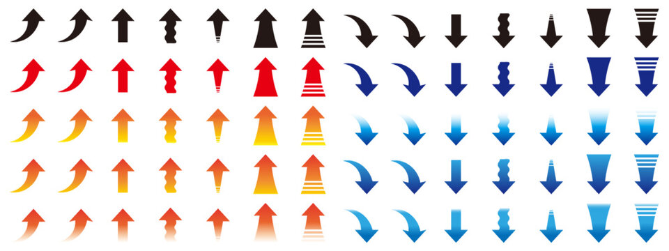 ビジネス素材 ５ 矢印イラスト