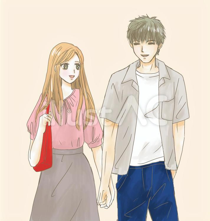 かわいい若いカップル イラスト素材6614369- フォトライブラリ
