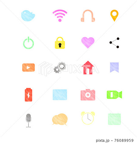 素材配布中 かわいいアプリアイコン iPhone & Android用 2,086選WidgetClub