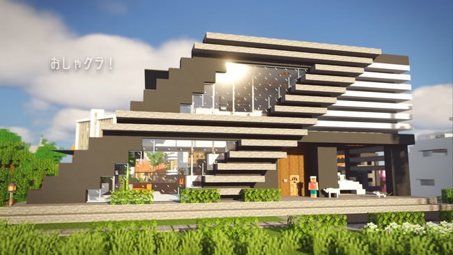 マインクラフト初心者向けオシャレな建築の作り方