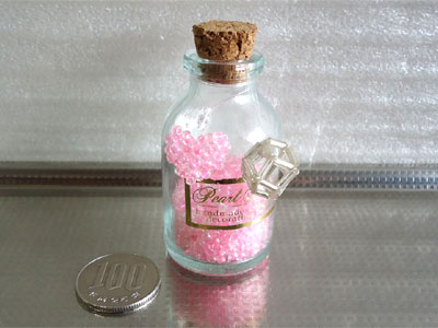 キャンドゥの角型コルク瓶２つ入り - いもりのすみか