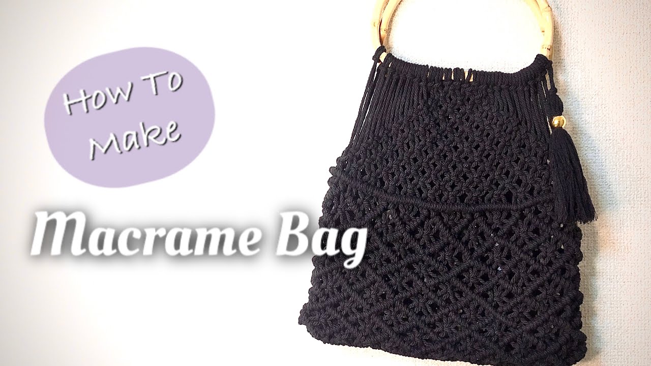 平結びでサクサク作れる！オシャレなマクラメバッグキットが新登場！メルヘンアート