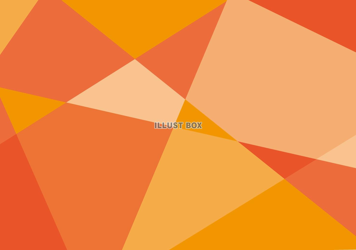 ピンクとオレンジ色の手描き水彩水玉背景：イラスト無料