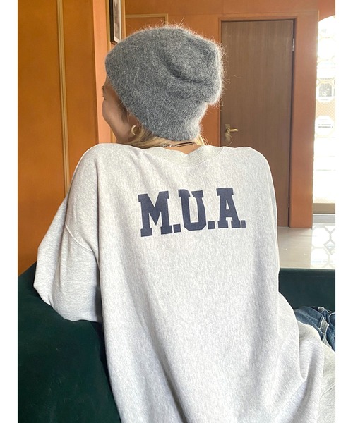 Ungridアングリッド-UNISEX ヴィンテージカラーロゴスウェット - FAITHWEB