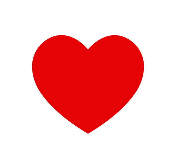 シンプルなハートマーク パープルSOZAIC.com