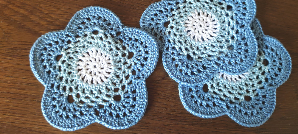 かぎ編み Crochet Japan クロッシェジャパン: かぎ針編み:クリスマスコースター5 Crochet Christmas CoasterCrochet and Knitting Japan