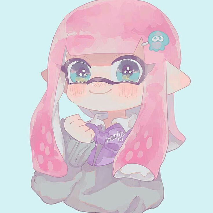 スプラトゥーンの可愛いキャラクターイラストTikTok