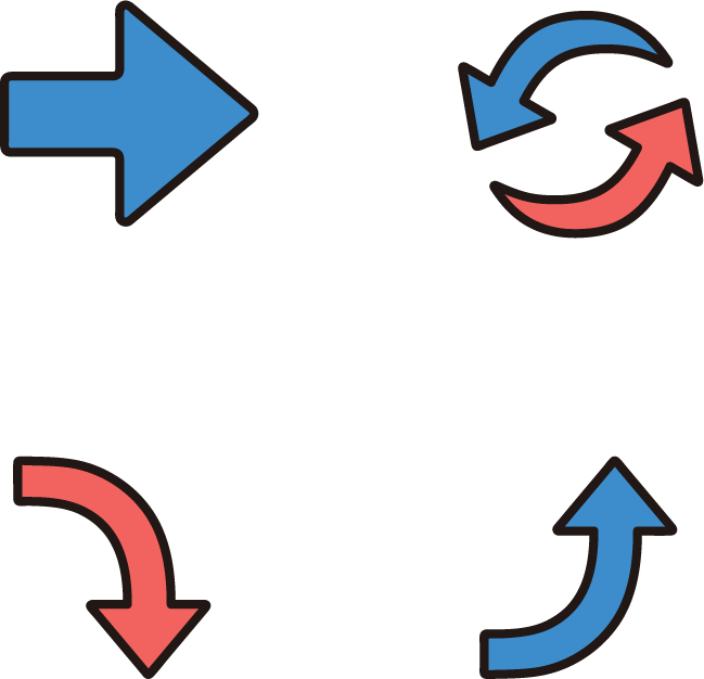 矢印イラスト - フリーの手書き・可愛い無料素材 - チコデザ