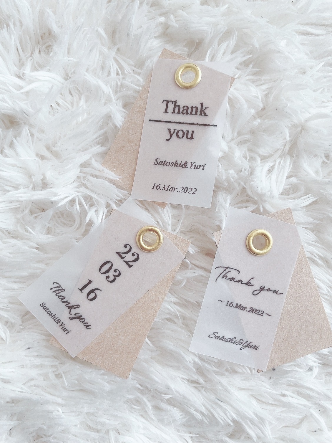 ペーパータグの種類と使い方