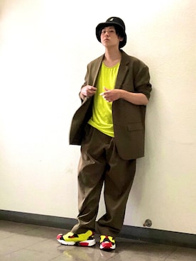 蛍光カラー イエローカラー：L212543091ギグスダブル 栄久屋大通店 gigs double のヘアスタイルホットペッパービューティ